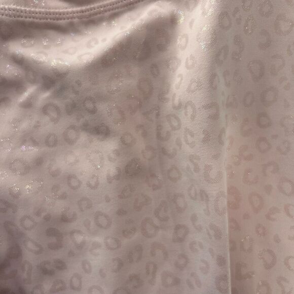 Zyia Active Pink Light N’ Tight Leggings – Size 8-10, Shimmer Leopard Print - Picture 4 of 7